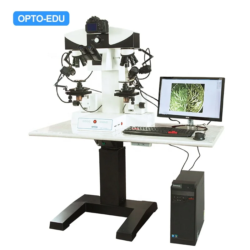 OPTO-EDU A18.1830 Motorized Digital Forensic Comparison Microscope