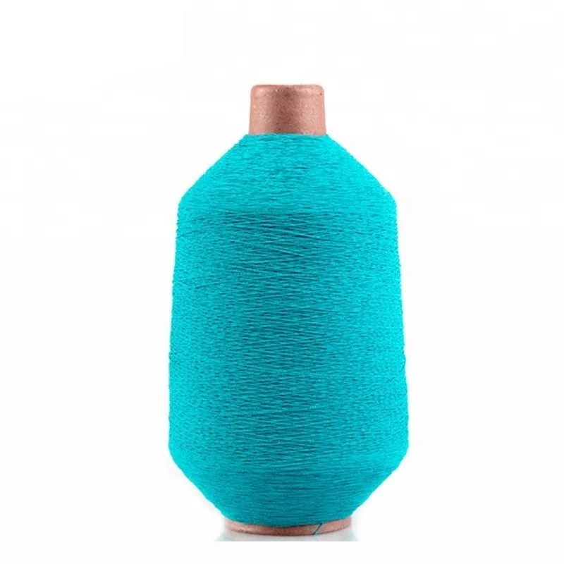 180#7070 rubber thread yarn latex covered double nylon latex rubber polyamides dope dyed yarn