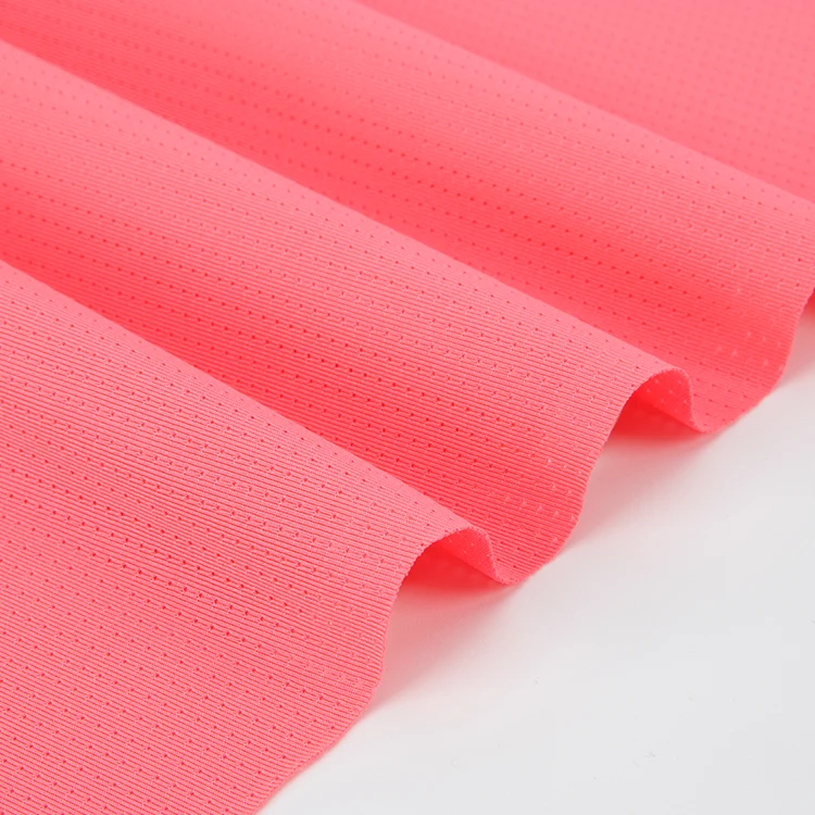 N012-3 New products airy soft polyester spandex knitted pinhole poly mesh net fabric