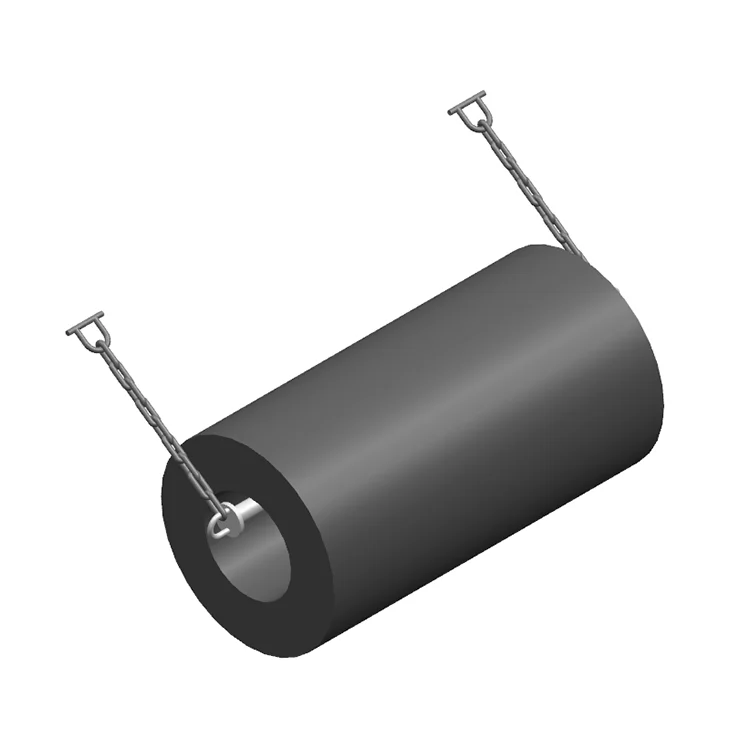 
Marine boat cylindrical rubber dock bumper fender system 