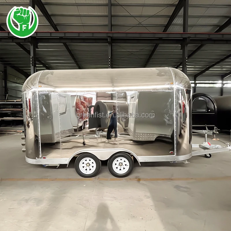 street food truck boat themed food trailers fully equipped airstream