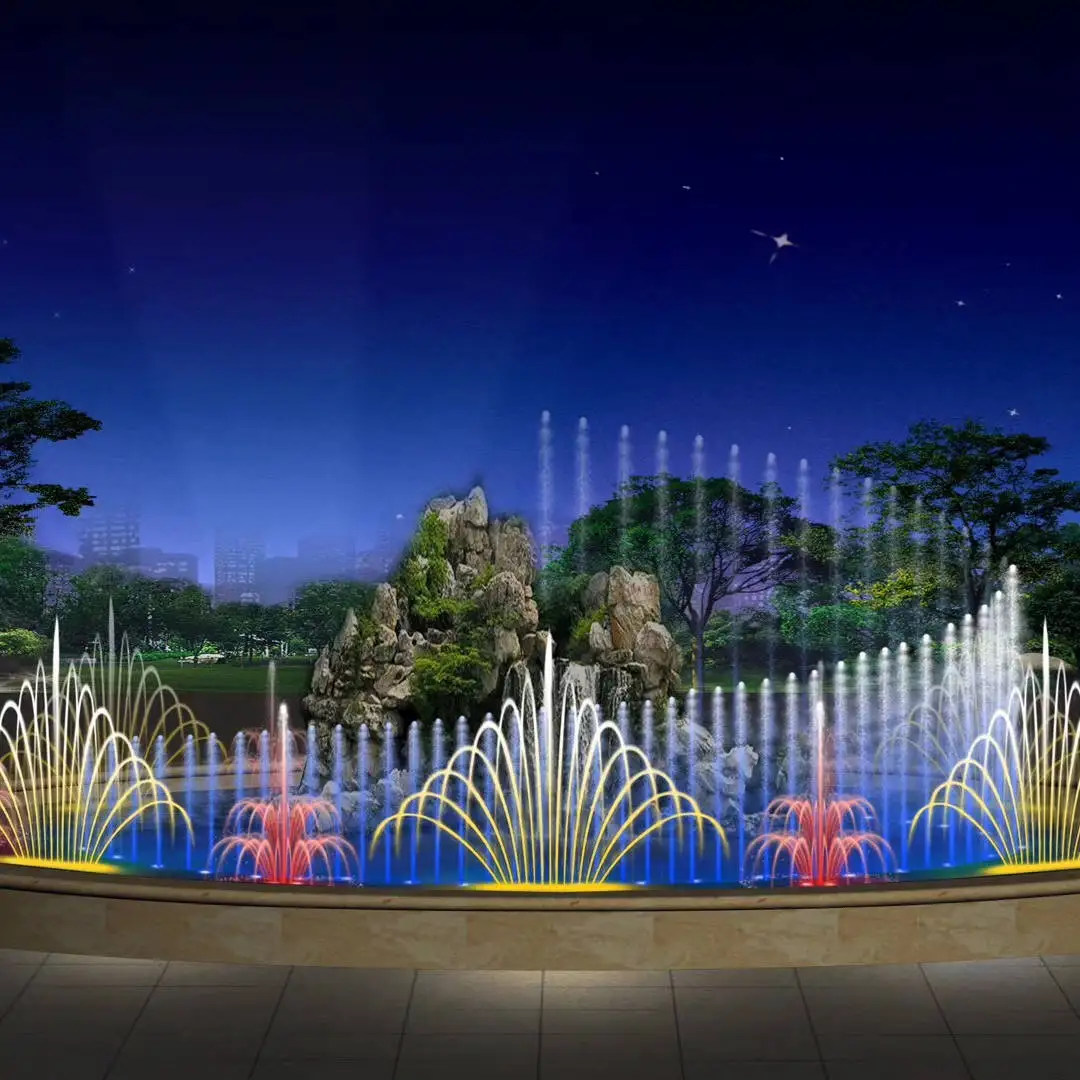 Unique Design Water Outdoor Garden Decoration Spout Rosette Spitter Fish Sculpture Fountain Equipment