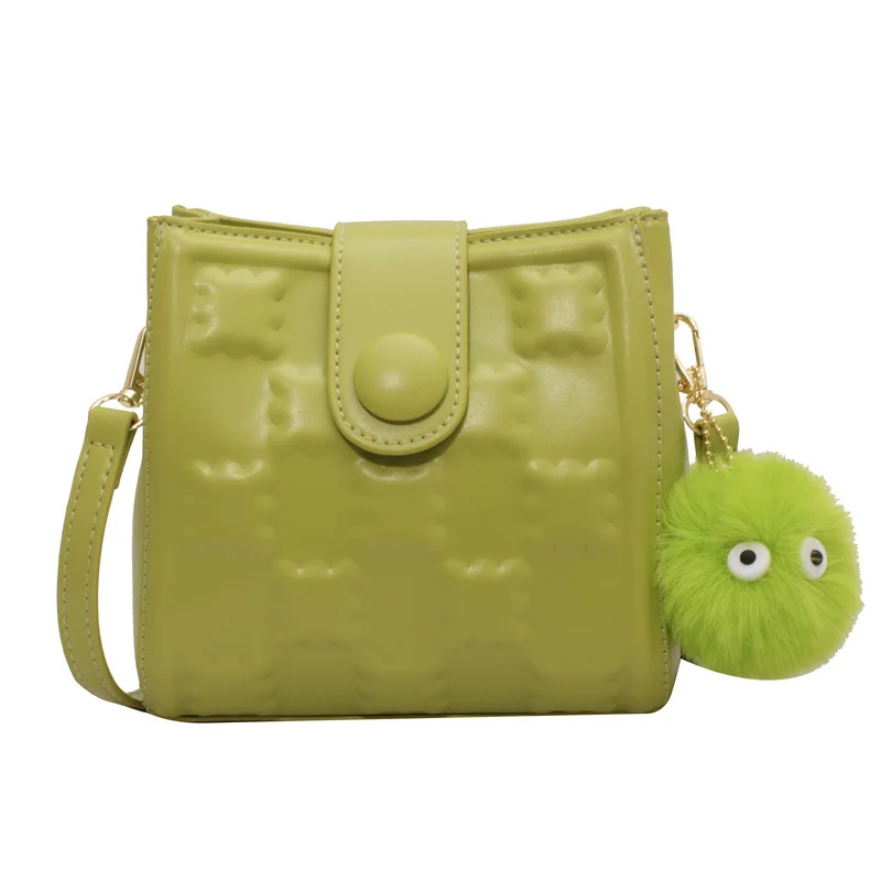 Pendant Pu Leather Handbags Fashion Pure Color Flower Printing Women Bags Shoulder Bag Zipper & Hook Ladies Hand Bags RY73200