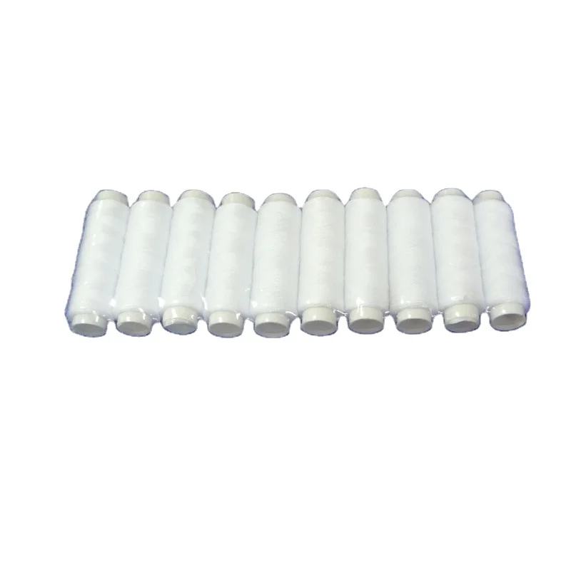 200yard   40/3  high tenacity China supplier sewing thread with round plastic box