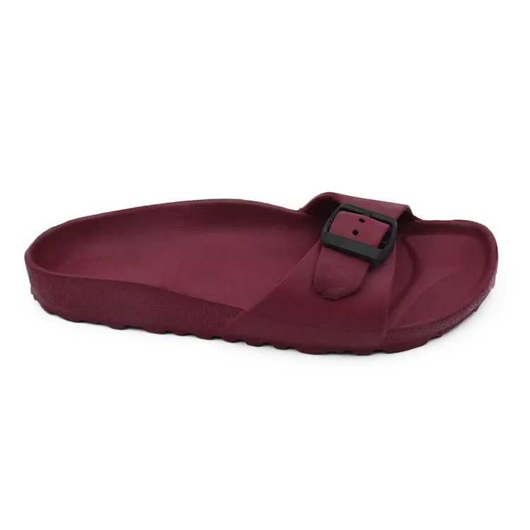 EVA Injection Colorful Comfort Soft High Elasticity Buckle Adjustable Indoor Home Slippers