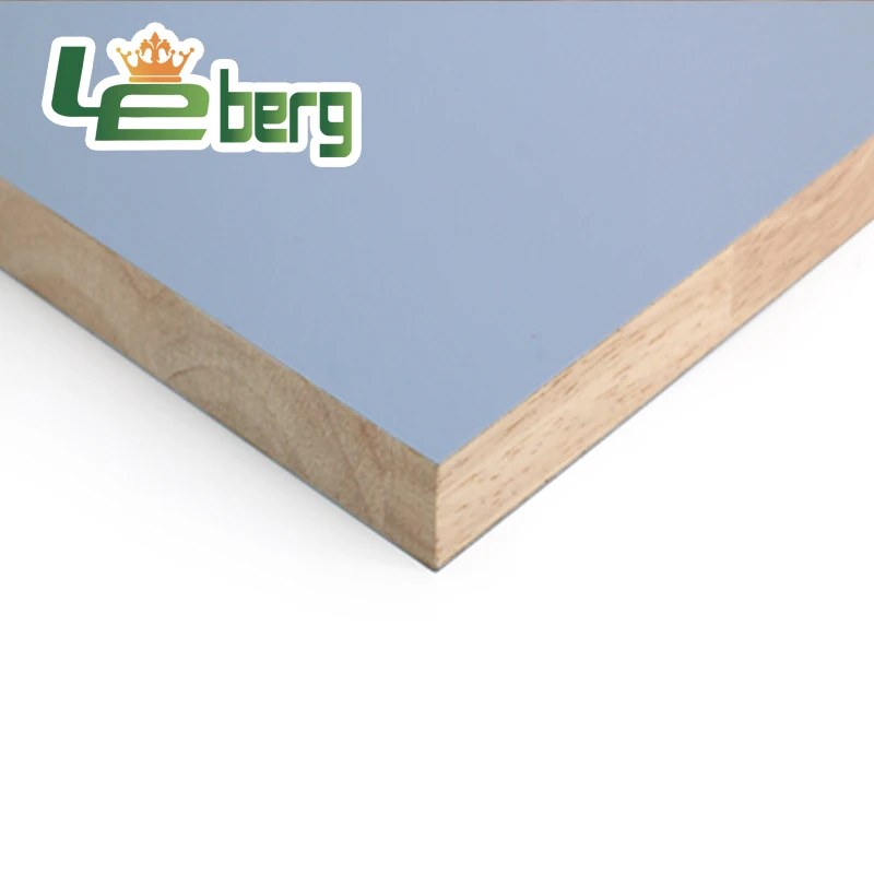 Super Pet Melamine Board Supermatt Surface Matt Mdf 18mm Modern PET Film Color Horizontal Bamboo Board Panel for Indoor Plywood