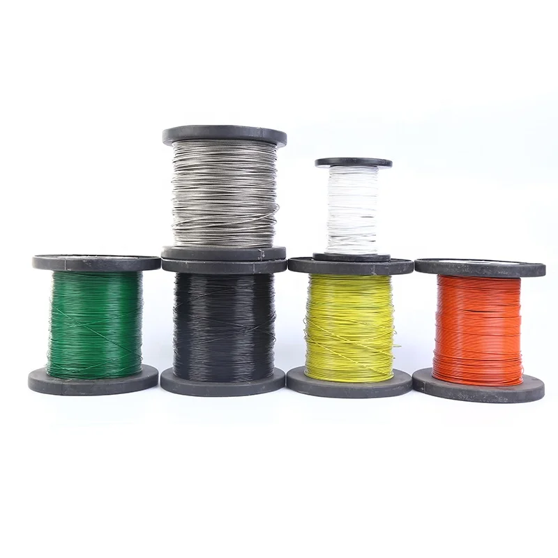 6 размеров 13 мм 304 7 6x36ws iwrc изогнутый ПВХ/нейлоновое покрытие 21 кабель Проволочный Трос из нержавеющей стали для подъемника с потолочными