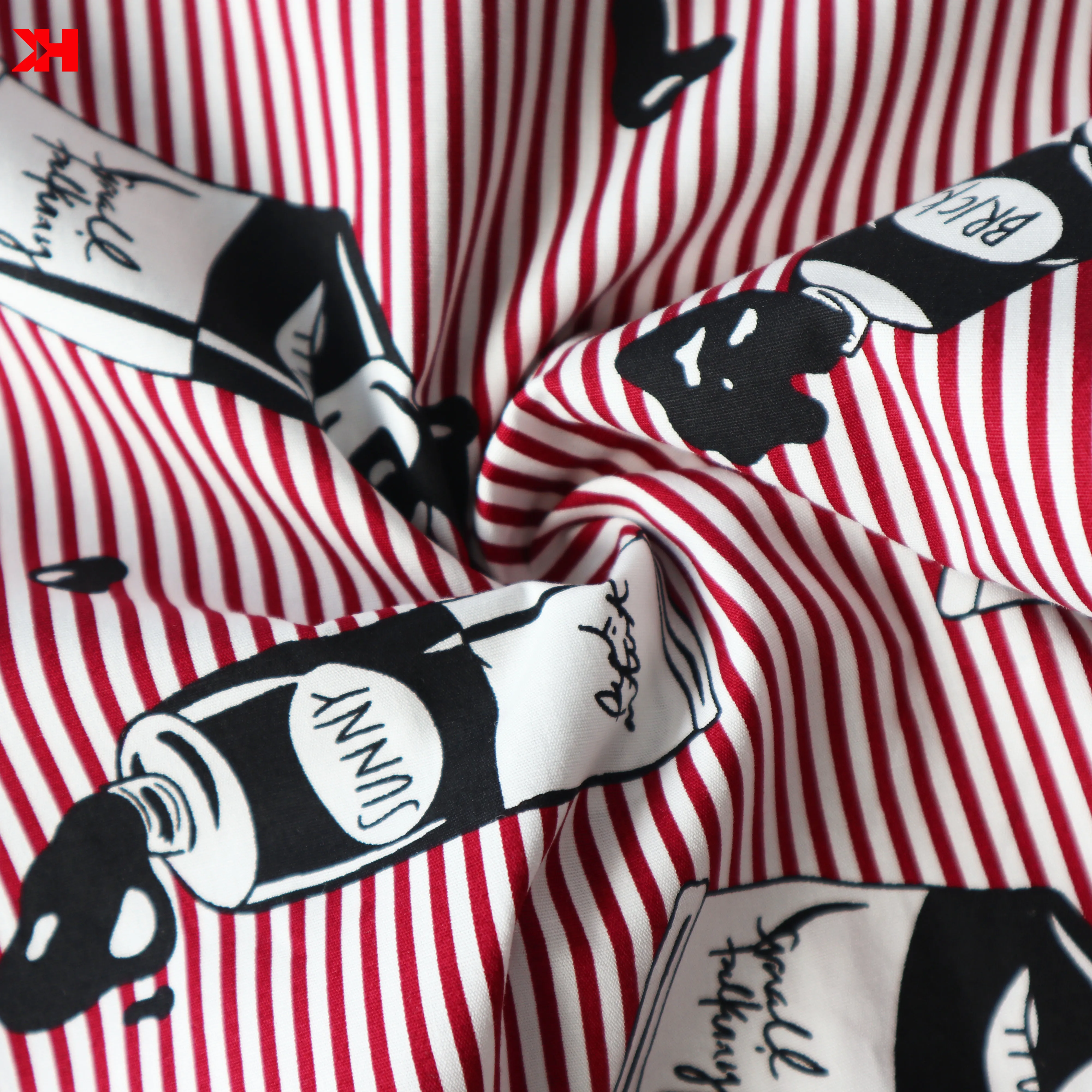 2020 chinese textile 100% organic cotton fabric stretch poplin printed fabric for kids clothes