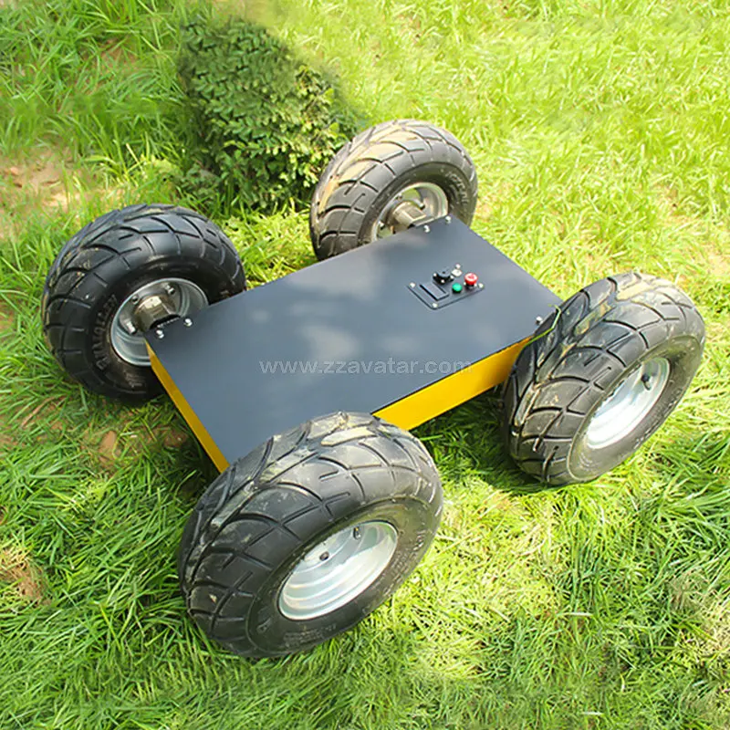 Customized Color Secondary Development AVT-W9 Wheeled Robot Chassis Outdoor Food Delivery with Advantage in Speed