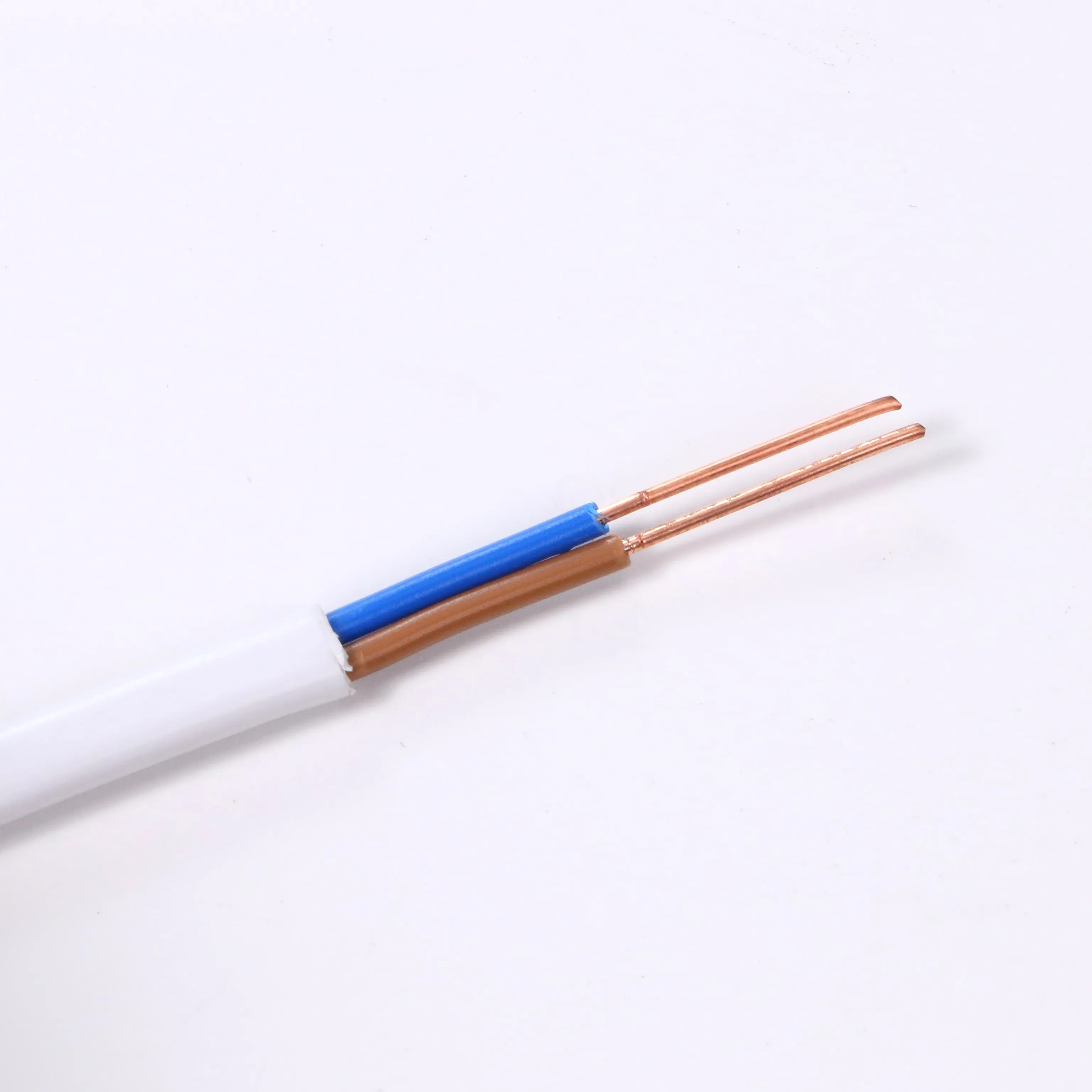 Bvvb 1.5mm 2.5mm 6mm pvc cable wire Flat Copper Cheap Price Pvc Insulation Cable 2.5mm electric cable house wire
