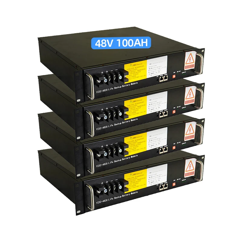 100Ah 200Ah 300Ah 48V Lithium Ion Lifepo4 Stack Battery with Bms System