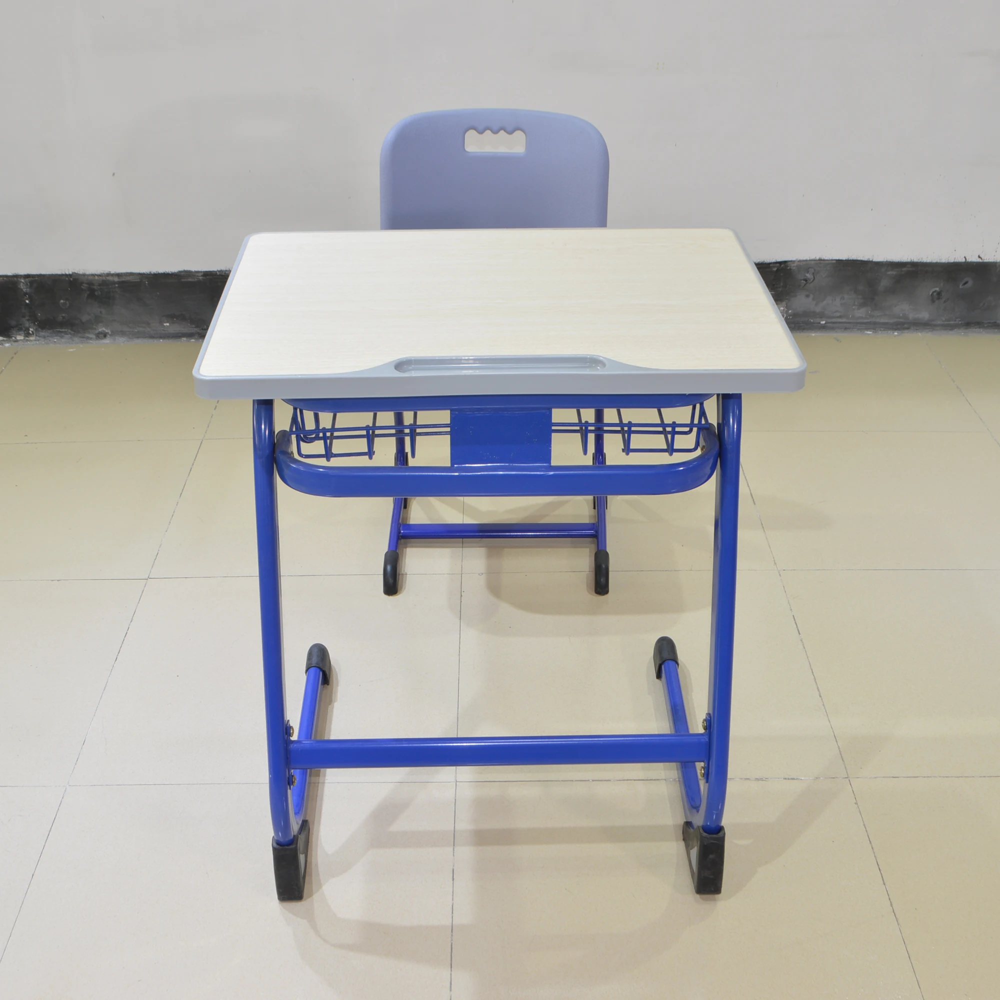 Hot sale customized school furniture single student desk design for classroom used