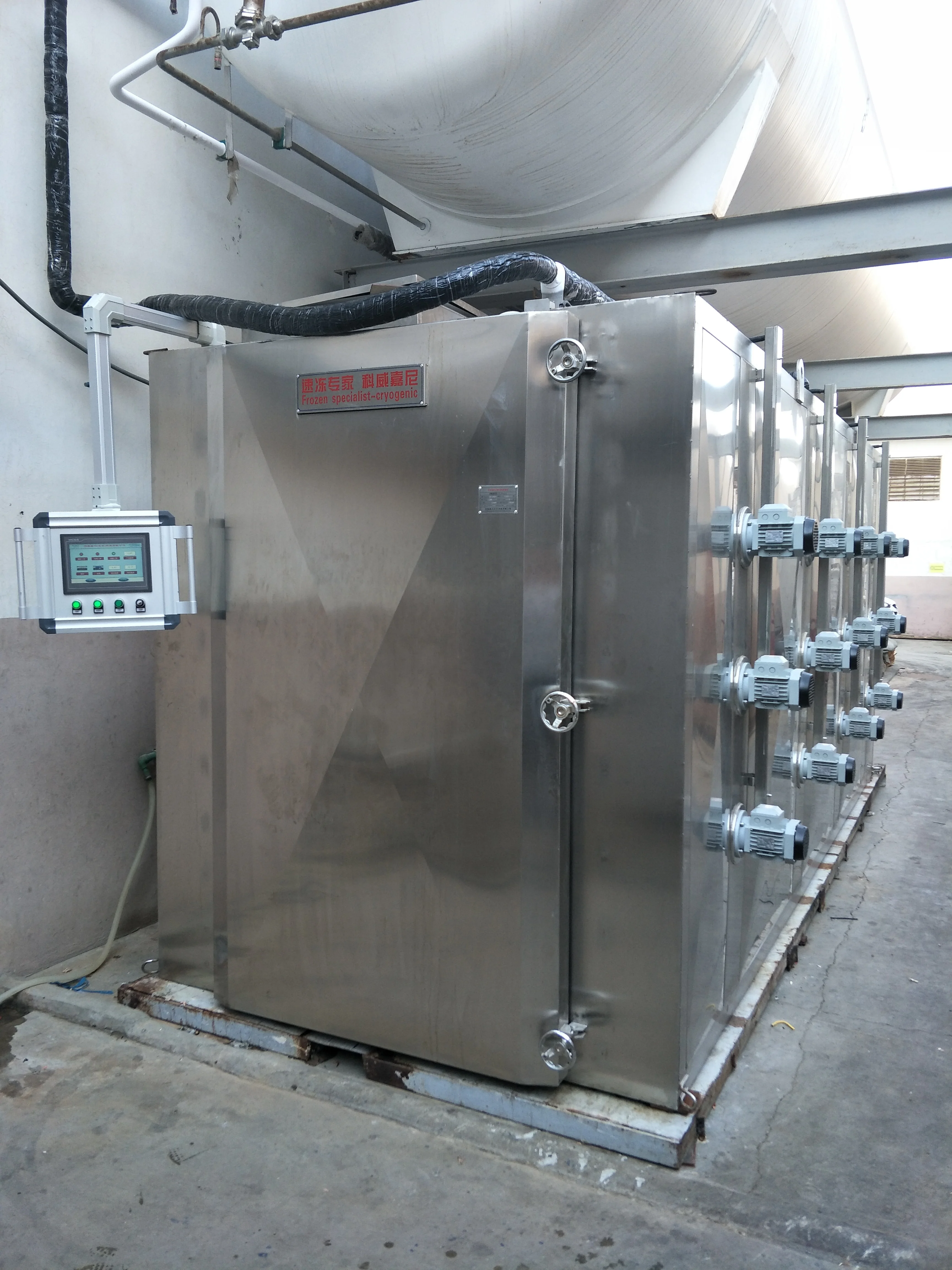 Factory Price Hot Sale Continuous Freezer IQF Cabinet Freezing Equipment