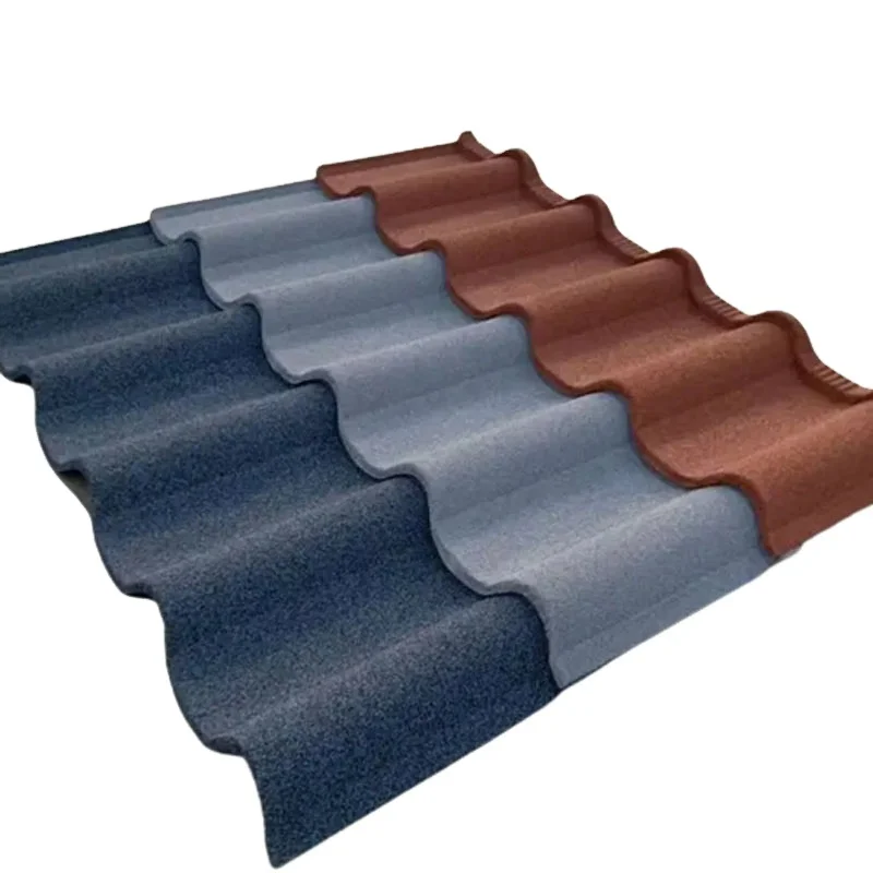 Stone Coated Ceramic Recyclable Reusable Roof Tile Of Aluminum Zinc Steel