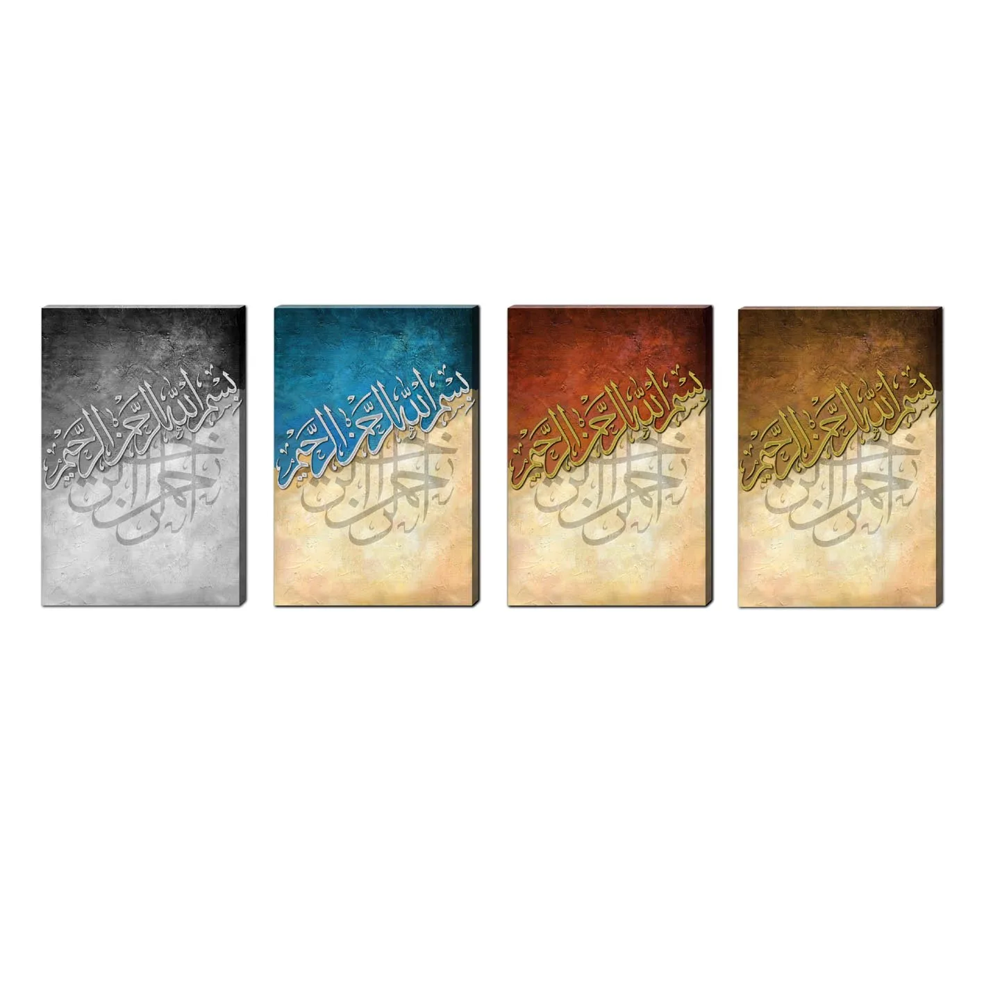 Muslim hanging paintings Quran canvas 3D gilded calligraphy and painting suitable for indoor decorative wall paintings