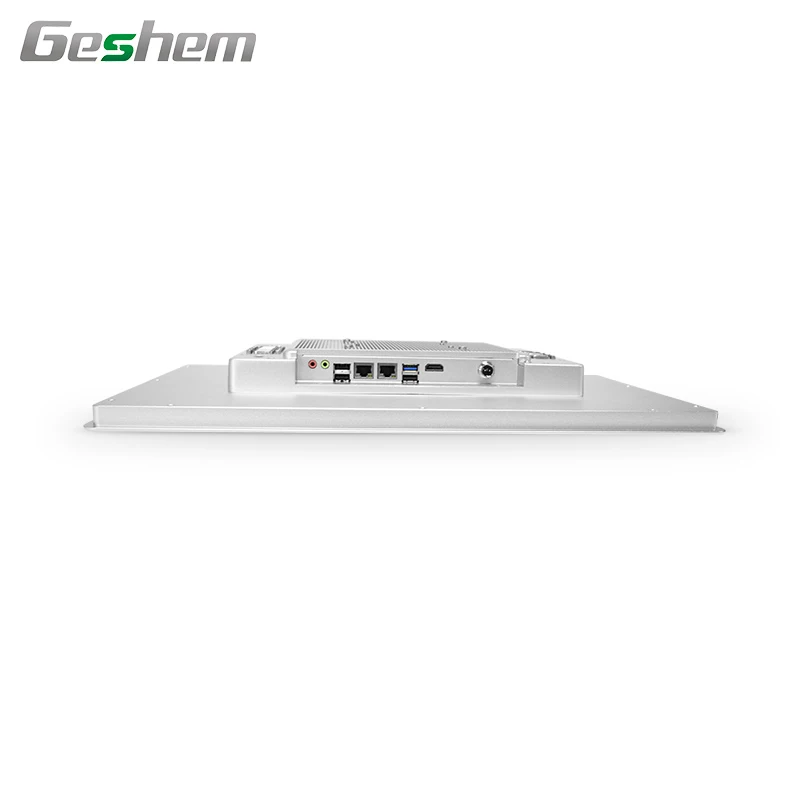 
21.5 inch front IP65 capacitive industrial touch screen panel pc tablet with 2 Lan WiFi support windows 7 8 10 and linux OS 