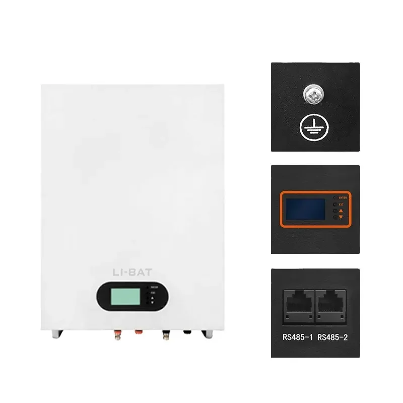 Home Solar Energy Storage 100Ah 200Ah Wall Mounted Lifepo4 5120Wh 48 Volt Solar Battery Lithium With Bms