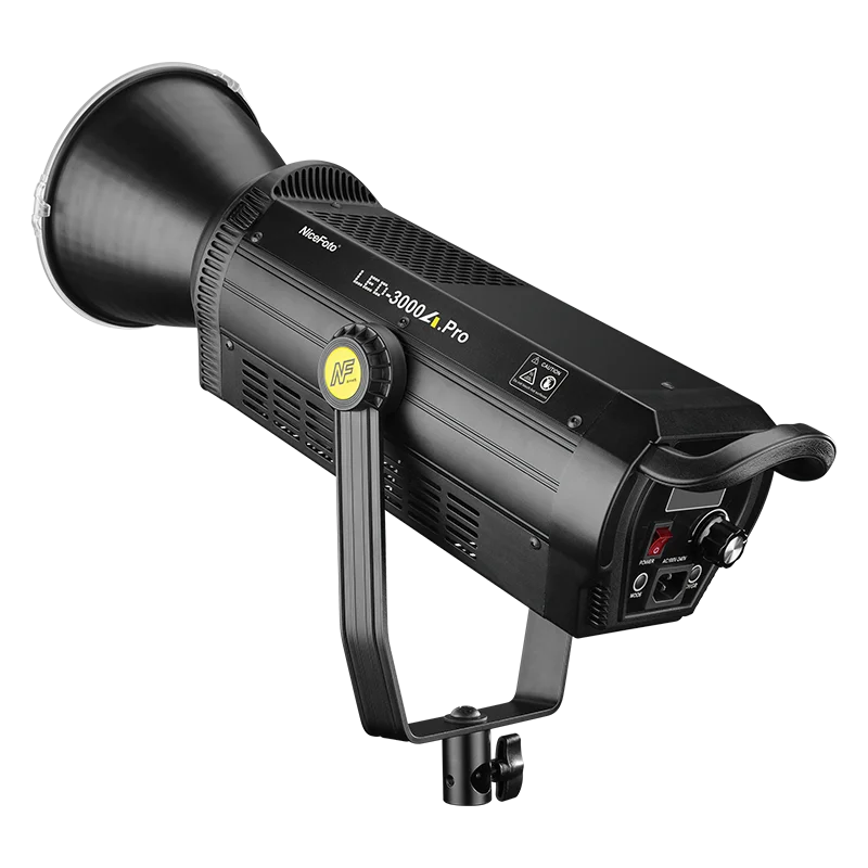 LED-3000A.Pro Bi-color 2700-6500K NiceFoto 300W Professional Audio Video Lighting Bowens Mount Studio Film Light