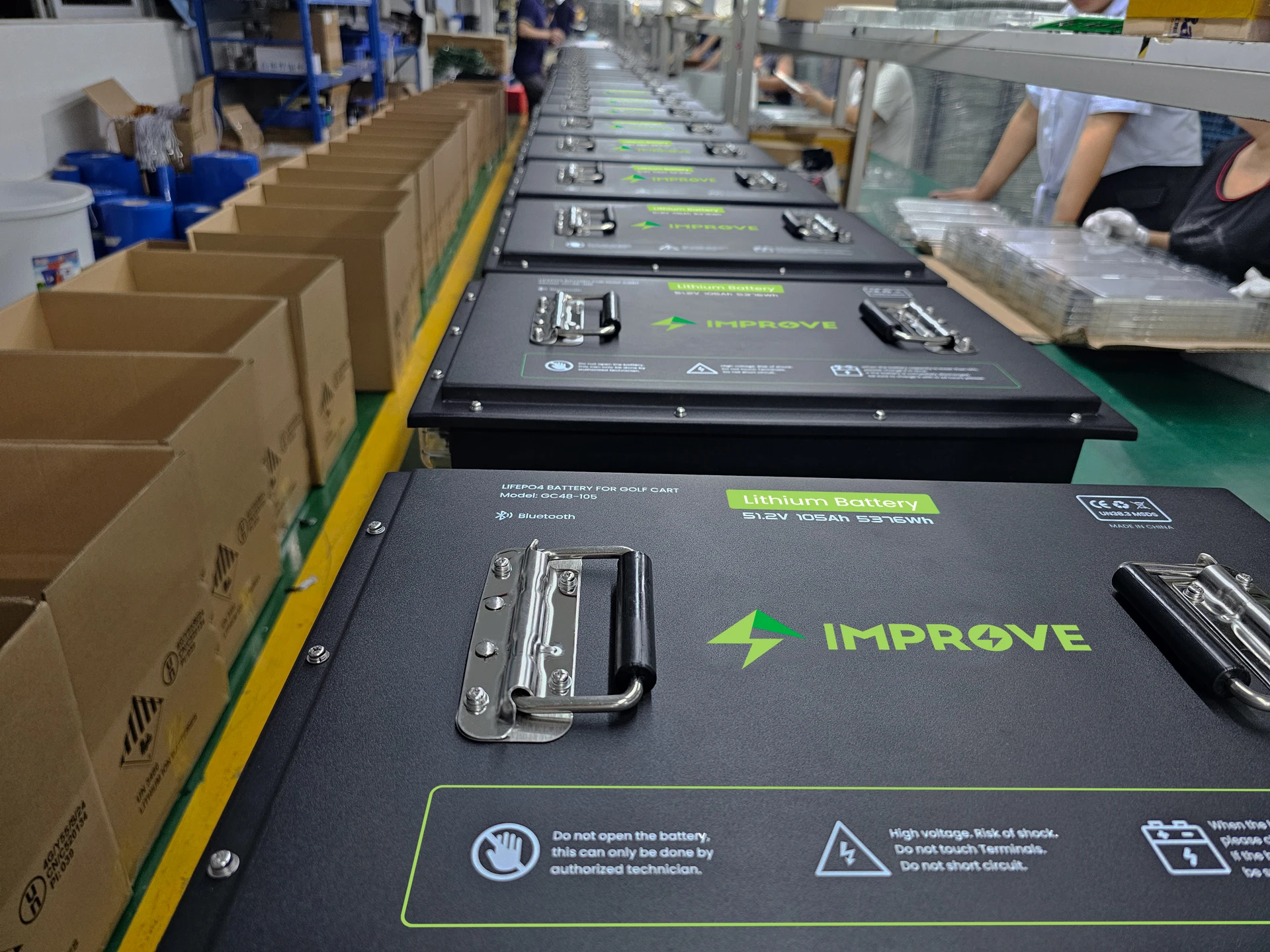 OEM Customize Lithium Battery for golf cart club car EV 36V 48V 72V 100Ah 105Ah 200Ah 300Ah Lifepo4 Golf Car Lithium ion battery