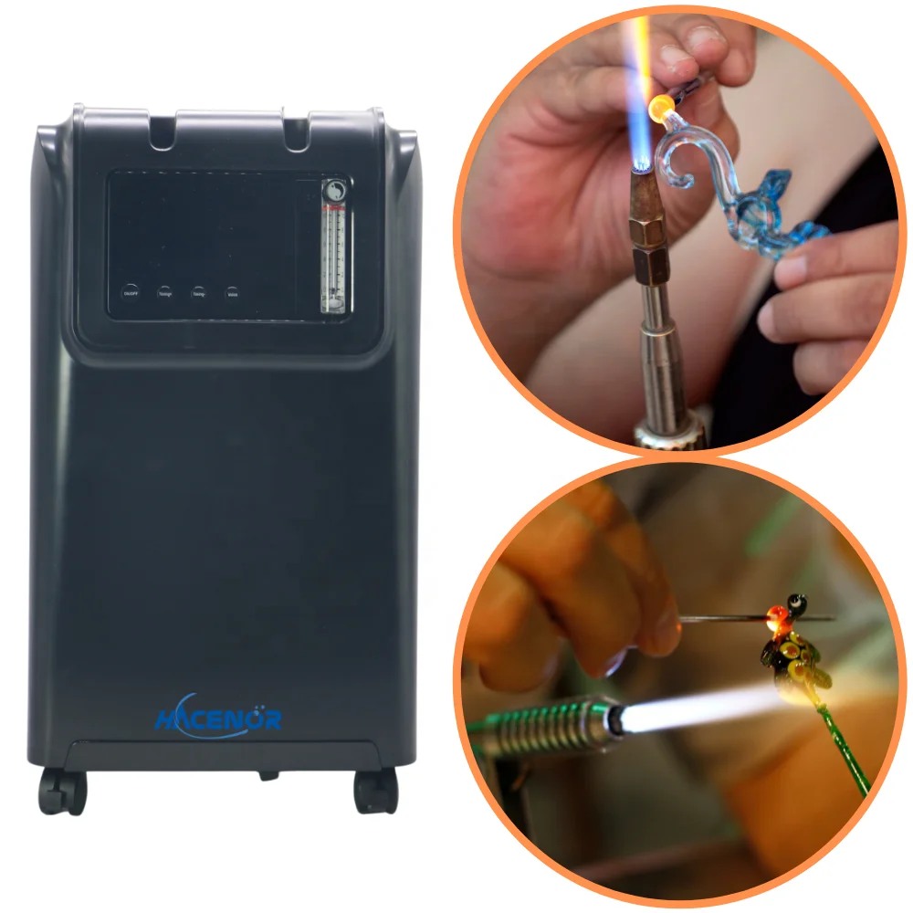 HACENOR Manufacturer Glass Bottle Blowing Machine Glass Art Molding Machine Oxygen Concentrator For Sale