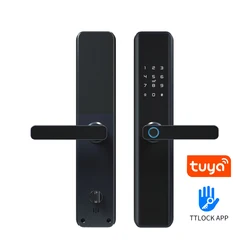 Best price card code access Fingerprint gate smart door locks ttlock tuya smart door lock