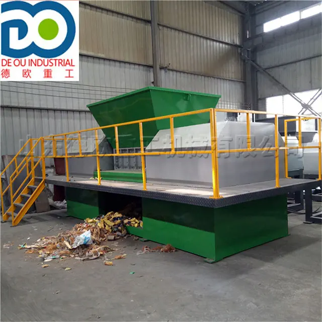 Waste Plastic Crusher Multifunctional Crusher Life Waste Crushing Equipment  Rubber tyre woven bag shredder