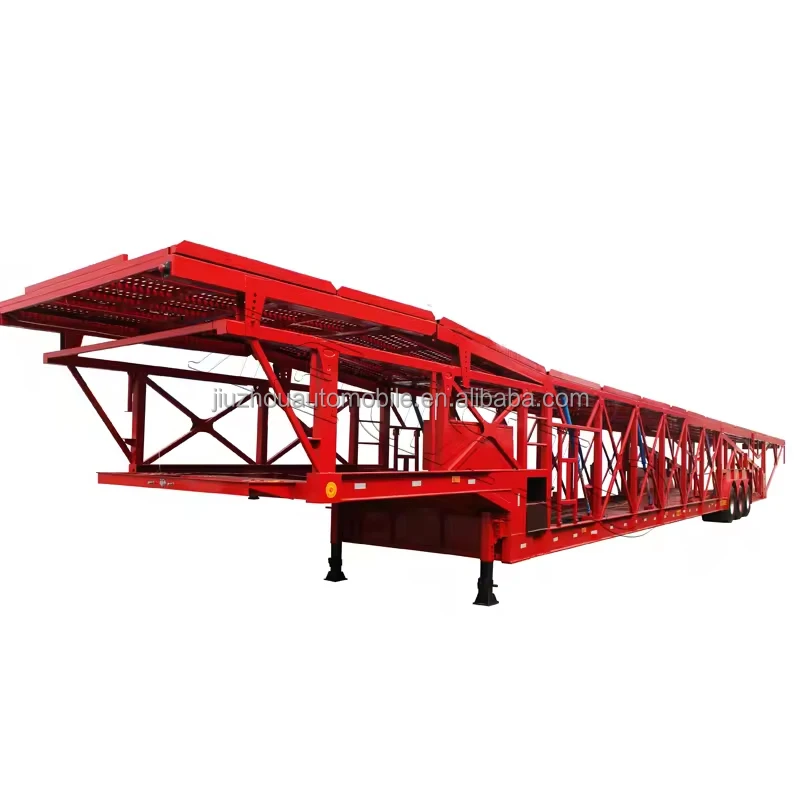 Hot Selling 8 Car Carrier Steel Trailer for Truck Cargo Semi Trailer on Sale