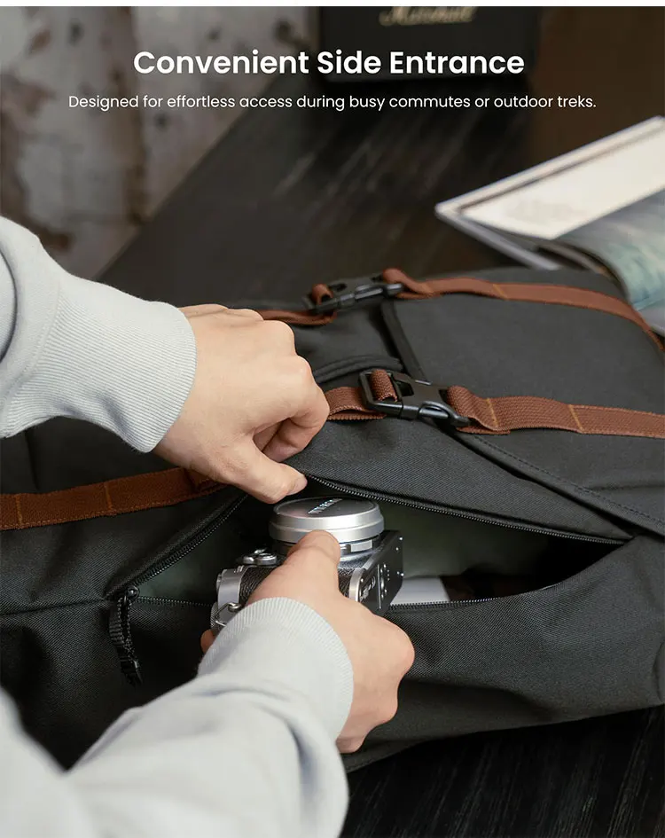 Flap Laptop Backpack Lightweight Water-Resistant Backpack Durable Campus Backpack