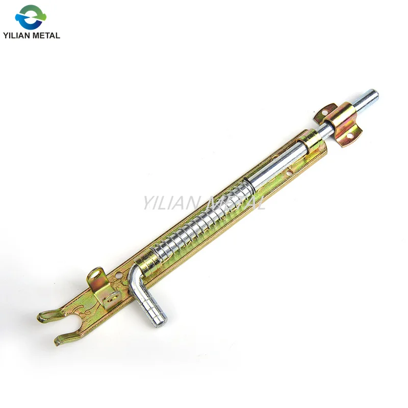 Supply simple design heavy duty  zinc plated door latch Barrel bolt with spring