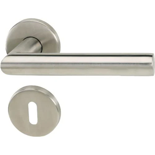 Wholesale stainless steel door handle on escutcheon,interior door handle with cheap price
