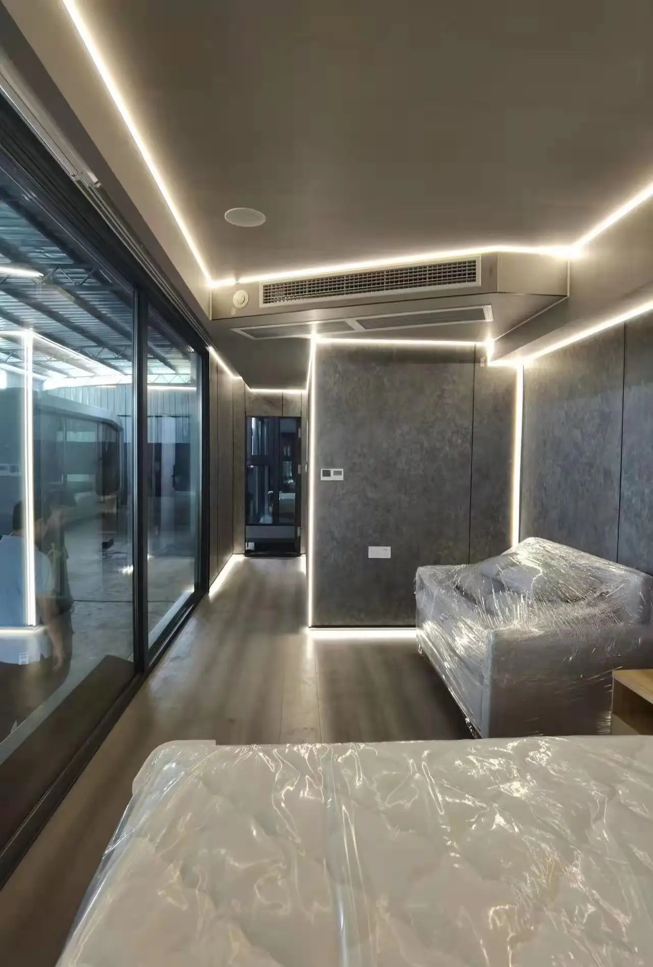 Luxury Small Mini Tiny Foldable Prefab Granny Containers House Villa Prefabricated Home Estate Cottage Hut Apartment