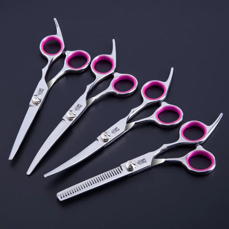 Professional dog grooming kit stainless steel pet grooming hair scissors set for dog and cat