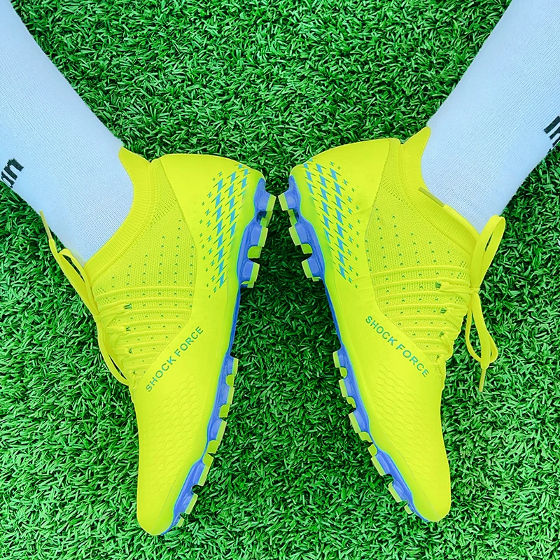 2024 NEW MSR MS855 Non-slip Turf Soccer Shoes Outdoor Professional Men Football Sneakers Boy Soccer Shoes Sport Long Spikes