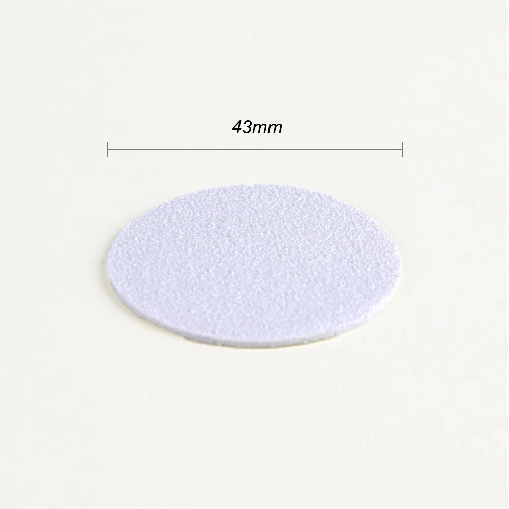 Professional OEM Custom Adhesive White Sanding Disc For Electric Foot Grinder Replacement