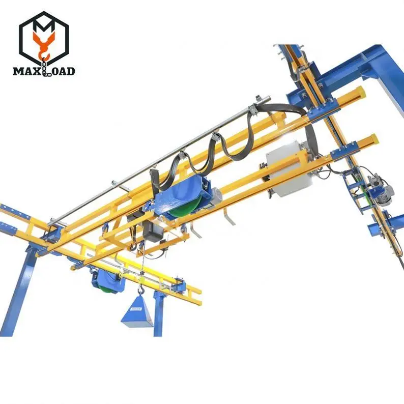 250kg Smooth Operation Electronic Hoist Light Crane Working Station