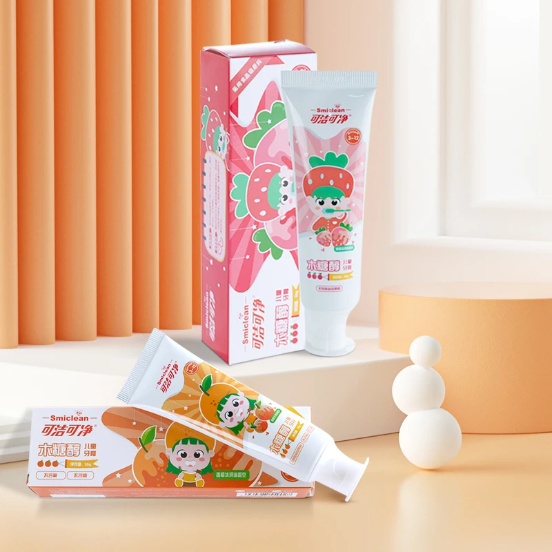  Safe And Clean Xylitol Sugar-Free Formula Tooth Decay Gum Protection Baby Toothpaste