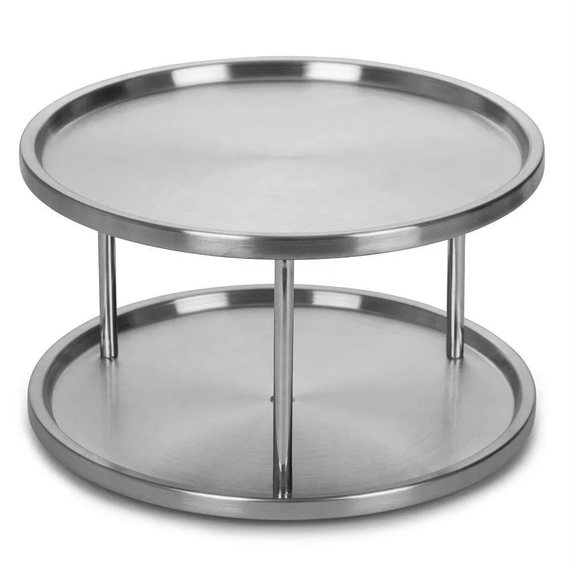 Stainless Steel Lazy Susan Double Layer
