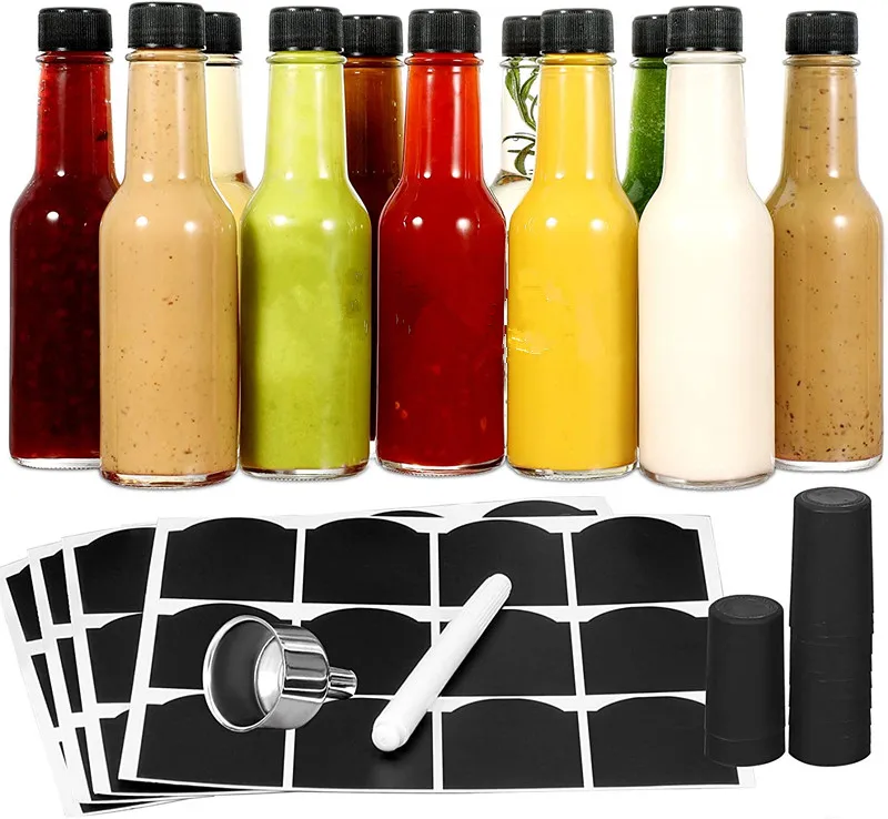 Низкая цена флэк круглый woozy бутылки соуса бутылка с крышкой для соуса Флинт уксус в наличии на складе