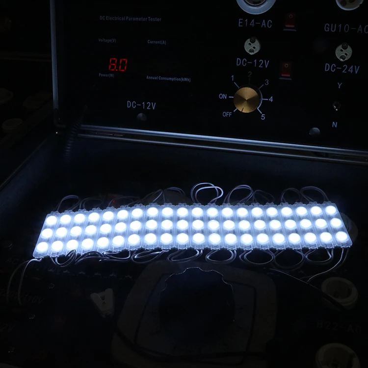 SMD DC 12V Waterproof led Modules High Bright Light Outdoor 1.5W 3 Leds 2835 Injection LED Module For Advertising Sign Box