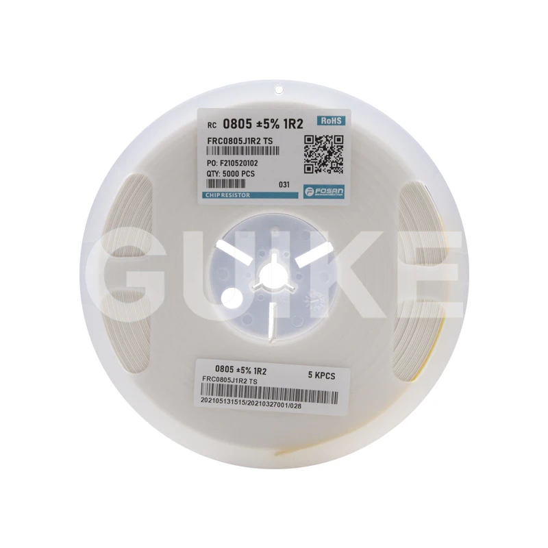 Film Resistance Electronic Components 10 Ohm Smd Resistors 0603+-5% 1R2 FOSAN/FOJAN Metal Section 751221260680 Pressure All Size