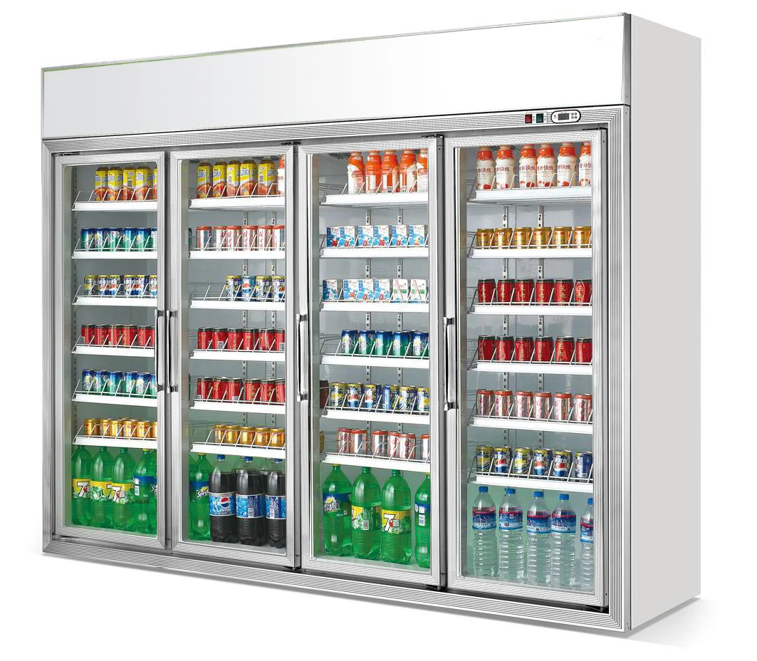retail cabinet display commercial supermarket dairy refrigerator  island fruit vegetable refrigerator display cooler showcase