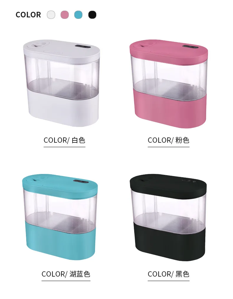 Оптовая продажа многофункциональный настольный мини-аквариум с USB/батарейным питанием аквариумы и аксессуары со светодиодным светом