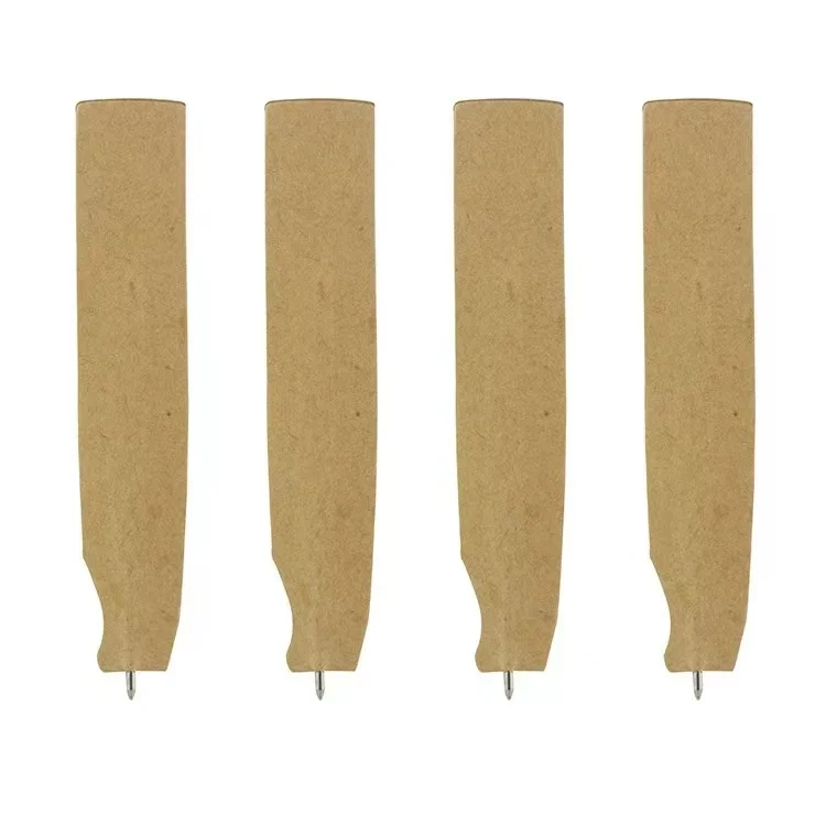 cheap promotion promotional  flat  ECO  paper  customized  bookmark pens  with logo