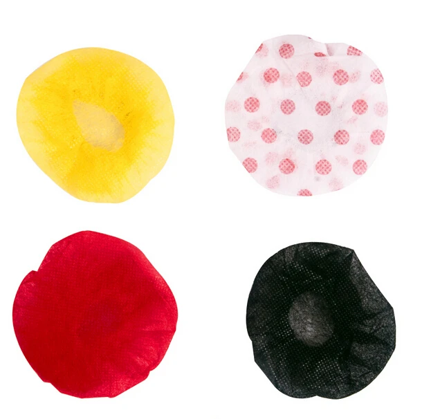 2 Pcs Disposable Black Headphone Headset Cover Head Set Cover Earphone Cover Case with Customized