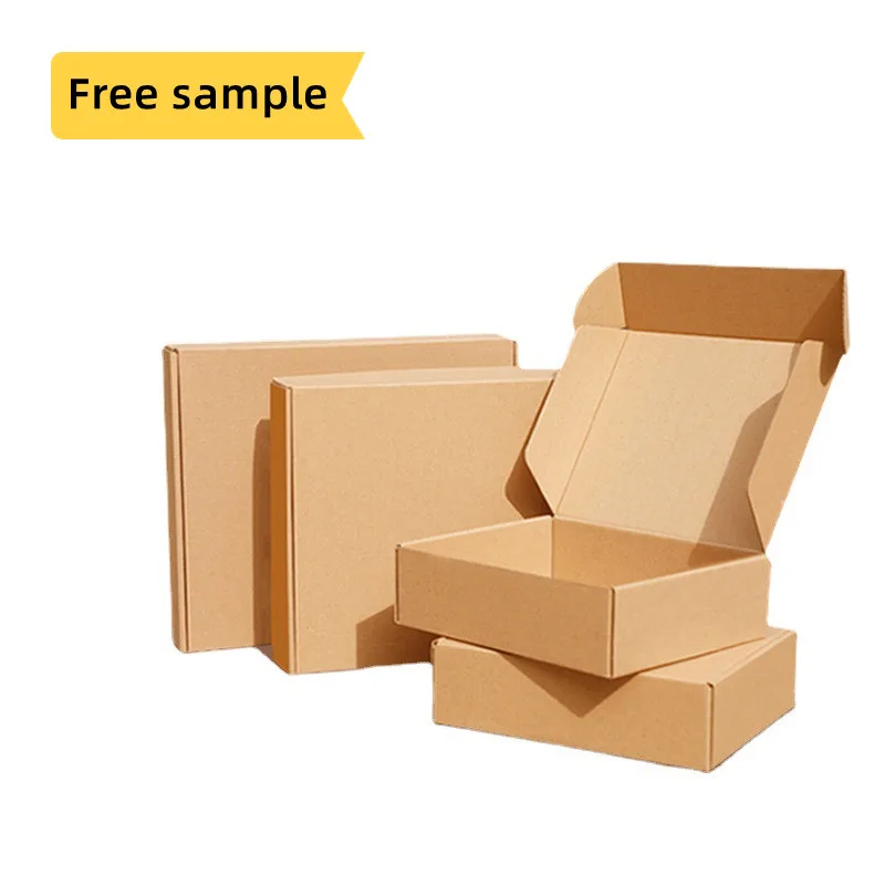 Wholesale Eco Friendly Custom Plain Kraft Corrugated Gift Shipping Carton Mailer Box