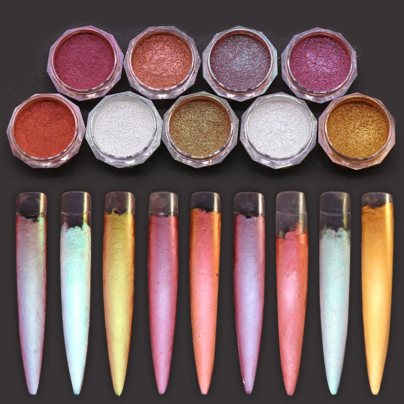 Wholesale Chameleon Pigment Powder Color Changing Pigment Powder For Lipgloss