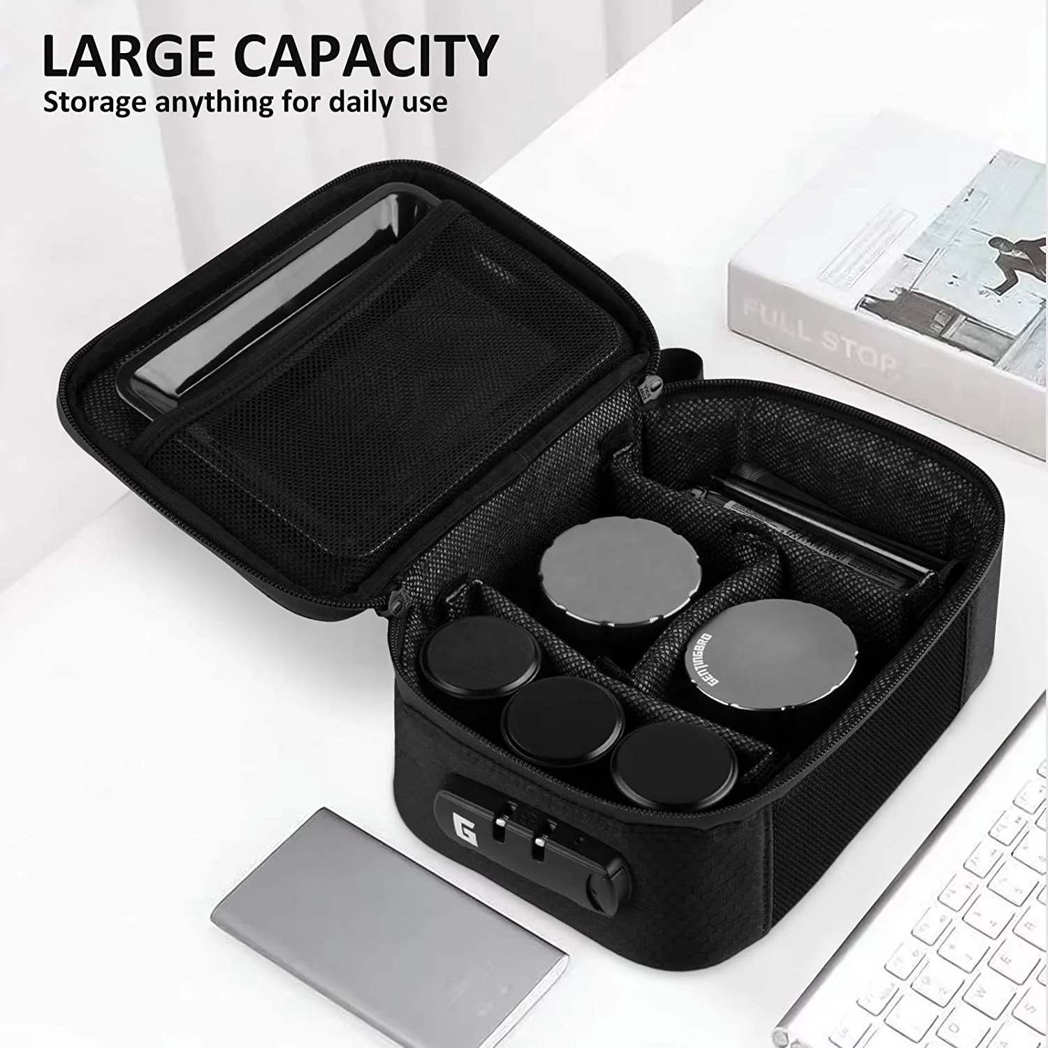
Carbon Lined Custom Stash Glass Odor Smellproof Smoke Pipe Case Box Bags Smell Proof Bag For Smoking Weed Accessories 