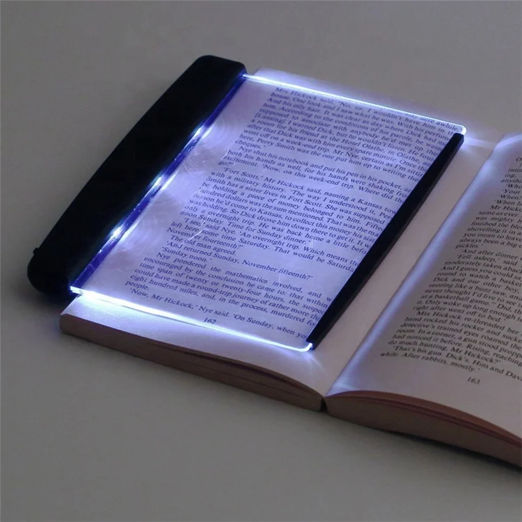 Creative Night Vision Reading Panel Page LED Light Book Reading Lamp Portable LED Reading Panel