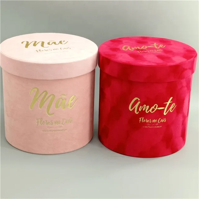 Custom made suede packaging boxes