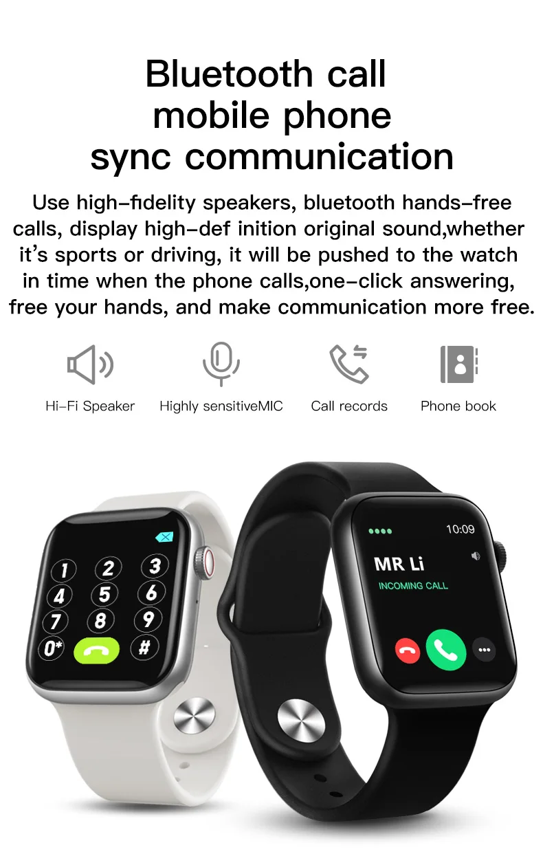  Новый электронный продукт W66 OEM Android Смарт-часы для мужчин и женщин серии Hiwatch 6 браслетов наручные онлайн-часы с